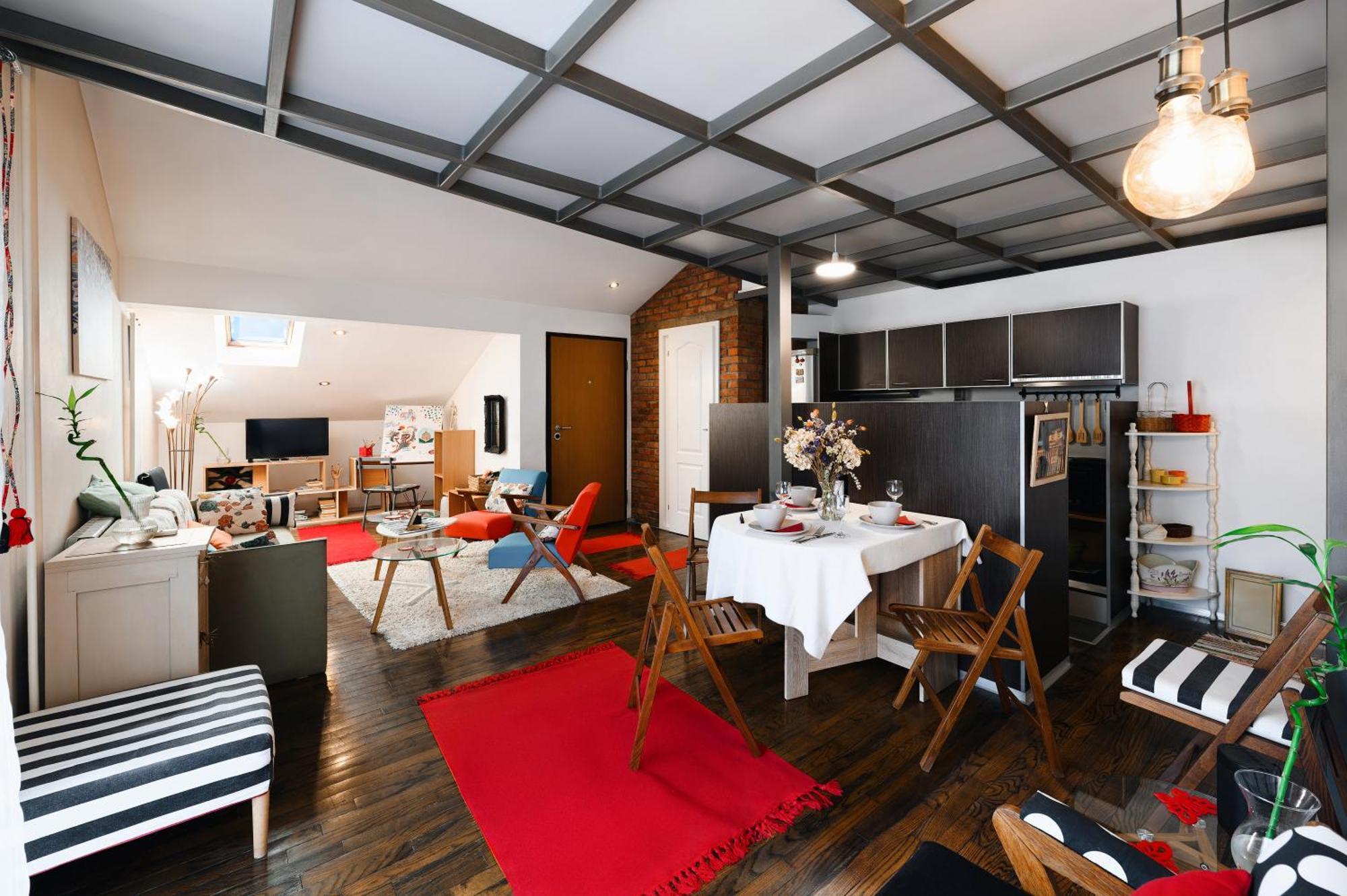 Appartamento Family Penthouse Old Town Heart Renovated Belgrado Esterno foto